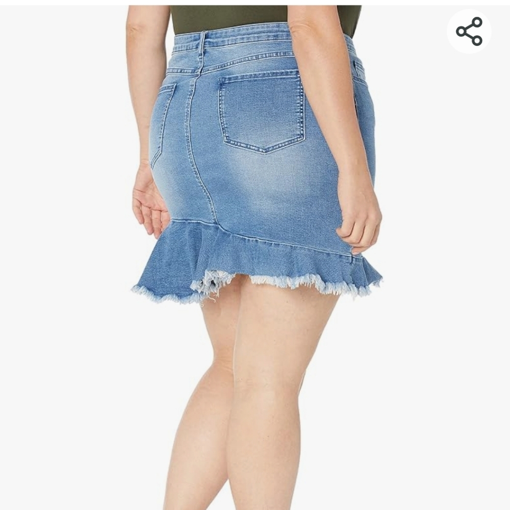 🆕️ [6] Tribal Jean  skirt - Picture 5 of 6